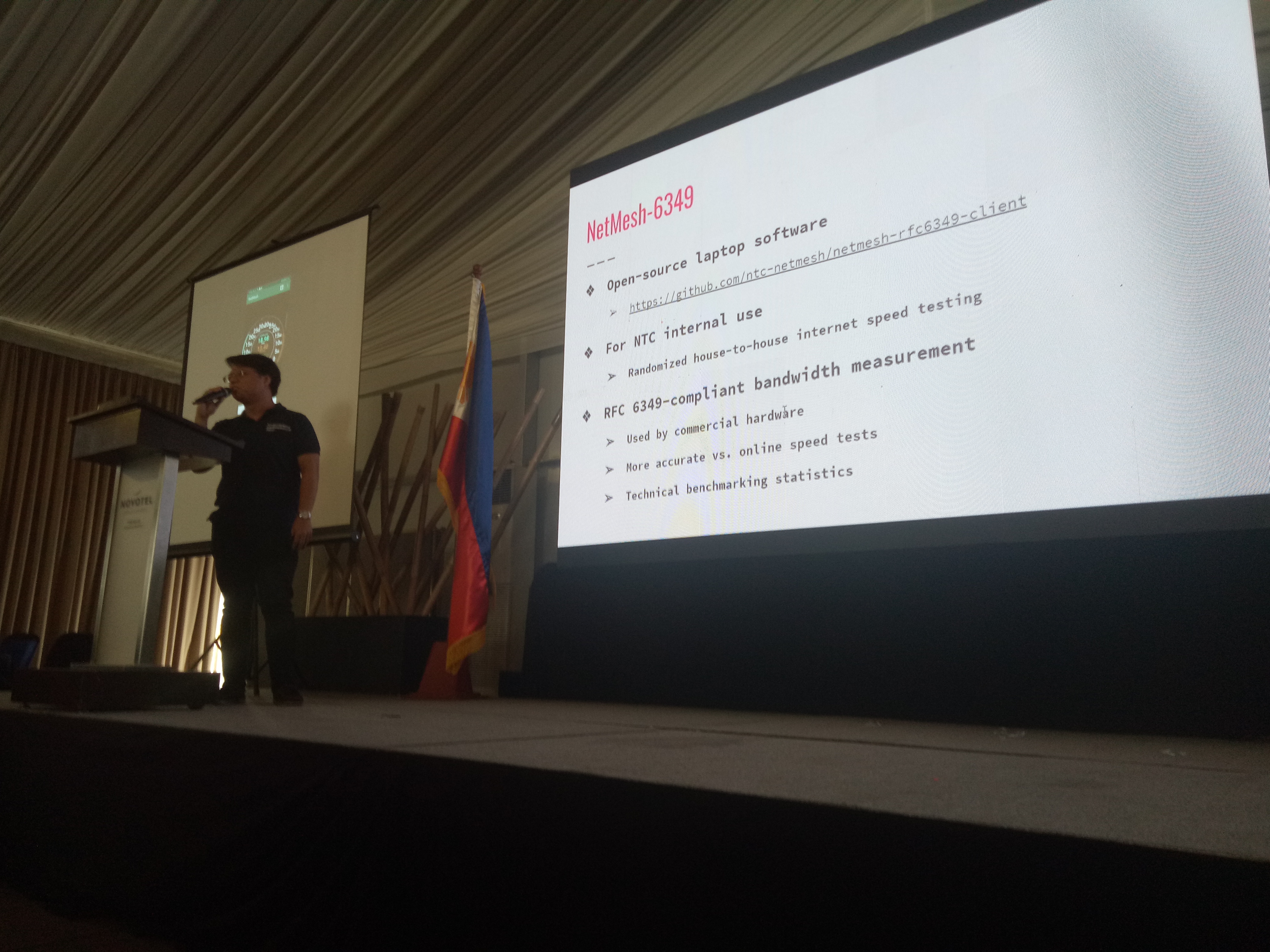 Instructor Coronel delivers technical talk at NTC NetMesh Project launch
