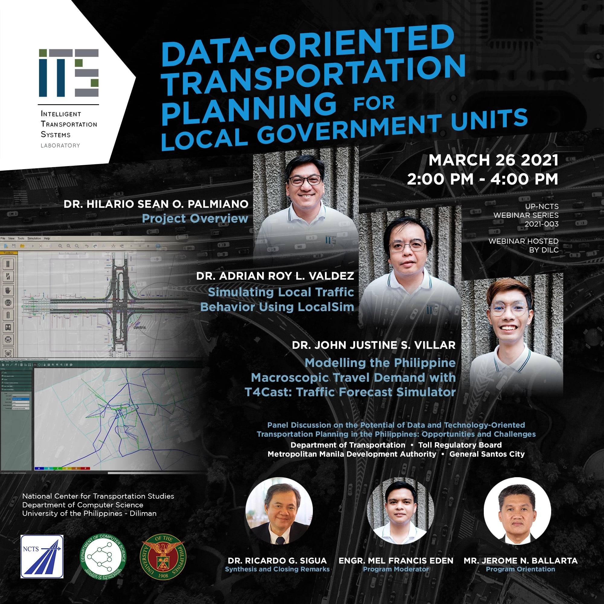 NCTS and DCS cohost the webinar "Data-Oriented Transportation Planning for Local Government Units (LGUs)"
