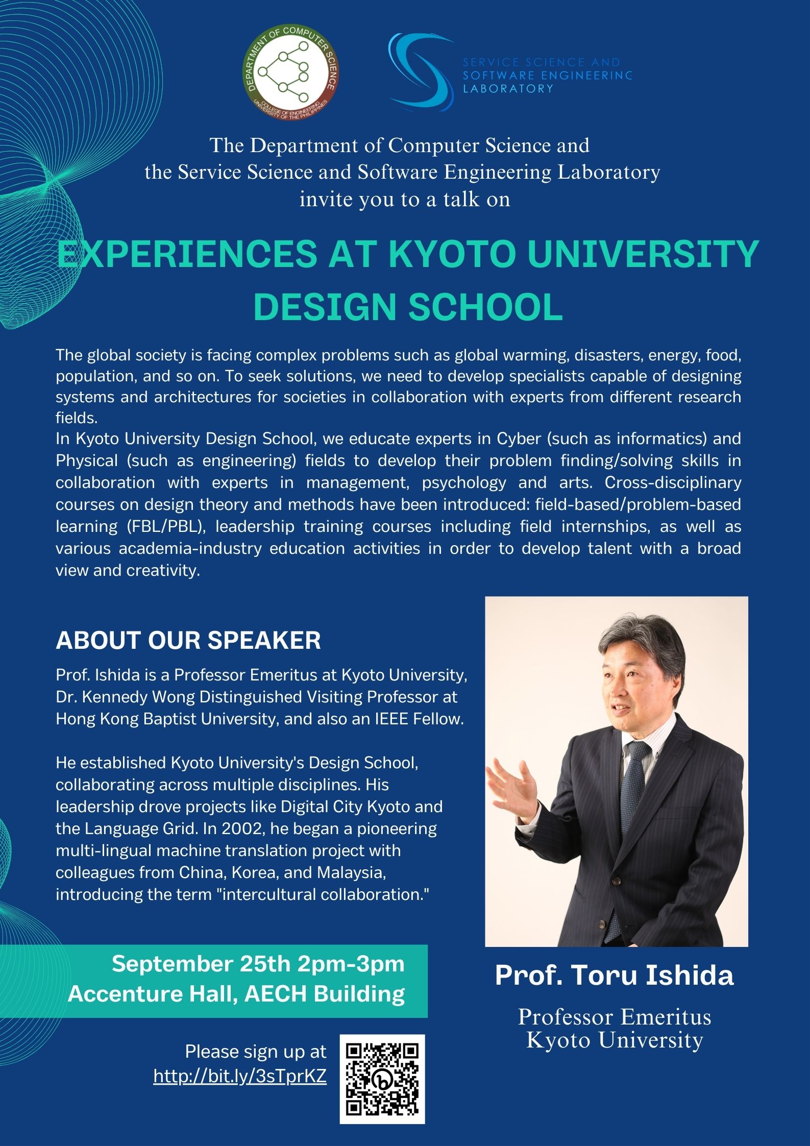 Talk Invitation: Experiences at Kyoto University Design School